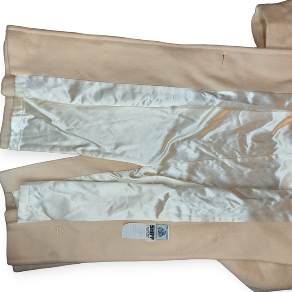 Vintage Shiff Ivory Wool Full Length Coat Size 8 - Picture 9 of 14